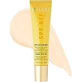Milani Face Primer for Makeup - SPF BFF Sunscreen Primer SPF 30 1.0 Fl. Oz | Sunscreen Face Primer With SPF 30 UVA/UVB Protection. Lightweight &amp; Fast-Absorbing With Glycerin &amp; Vitamin E.
