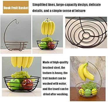 Fruit Basket Fruit Bowl Banana Tree Hanger Decorative Display Rack Multi Purpose Storage Basket Home Decoration Brone Buy Online At Best Price In Uae Amazon Ae