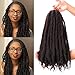 3 Packs Marley Braid Hair Extensions, Afro Kinky Curly Bulk Twist Crochet Braids Hair Extensions for Women (18