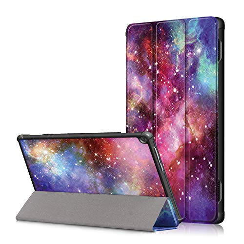 Funda Magnética Plegable para Lenovo Tab M10 FHD REL X605FC/X605LC - Funda Antiarañazos con Función Lápiz Interestelar