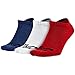 Nike Mens SB 3-Pack No Show Socks Multicolor LG (Men's Shoe 8-12, Women's Shoe 10-13)