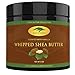 (8 oz) Vanilla Whipped African Shea Butter Cream - Pure 100% Raw All Natural Organic Moisture for Soft Skin and Natural Hair - Body Butter Improves Blemishes Stretch Marks Scars Wrinkles & Eczema