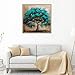 5D Diamond Painting Kit Full Drill,Lavany 5D DIY Diamond Paint By Number Kits Embroidery Rhinestone Pasted Wall Decor,Stamped Cross Stitch Kits,Butterfly Tree (A)