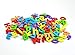 Zon Living 195 Piece Magnets for Kids Magnetic Alphabet Letters Numbers Lowercase Uppercase Refrigerator Magnets ABC 123 Toddlers Carry Bag Board Vowels Frig Fridge