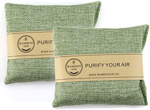 Bamboo Activated Charcoal Odor Absorber & Air Filter Purifier For Refrigerator & Freezer - Eliminates Odor & Helps Against Mold & Bacteria By Bamboo Air