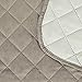 H.VERSAILTEX Reversible Quilted Chair Cover Washable Couch Covers for Dogs Water Resistant Furniture Covers with Elastic Strap Pet Chair Cover for Furniture(Armchair, Khaki/Beige)