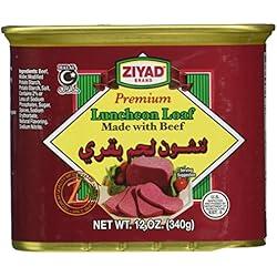 Ziyad Luncheon Halal Loaf Meat, Beef, 12 Ounce