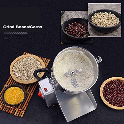 BE ONE Spice Grinders Machine, BEONE 800g Electric Spice Coffee Grinders Machine, Electric Grain Spices Cereals Coffee Dry Food Mill Grinding Machines Gristmill Home Powder Crusher Grinder (A)