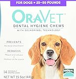 Oravet Dental Hygiene Chews Medium 2550lbs (14 Count)