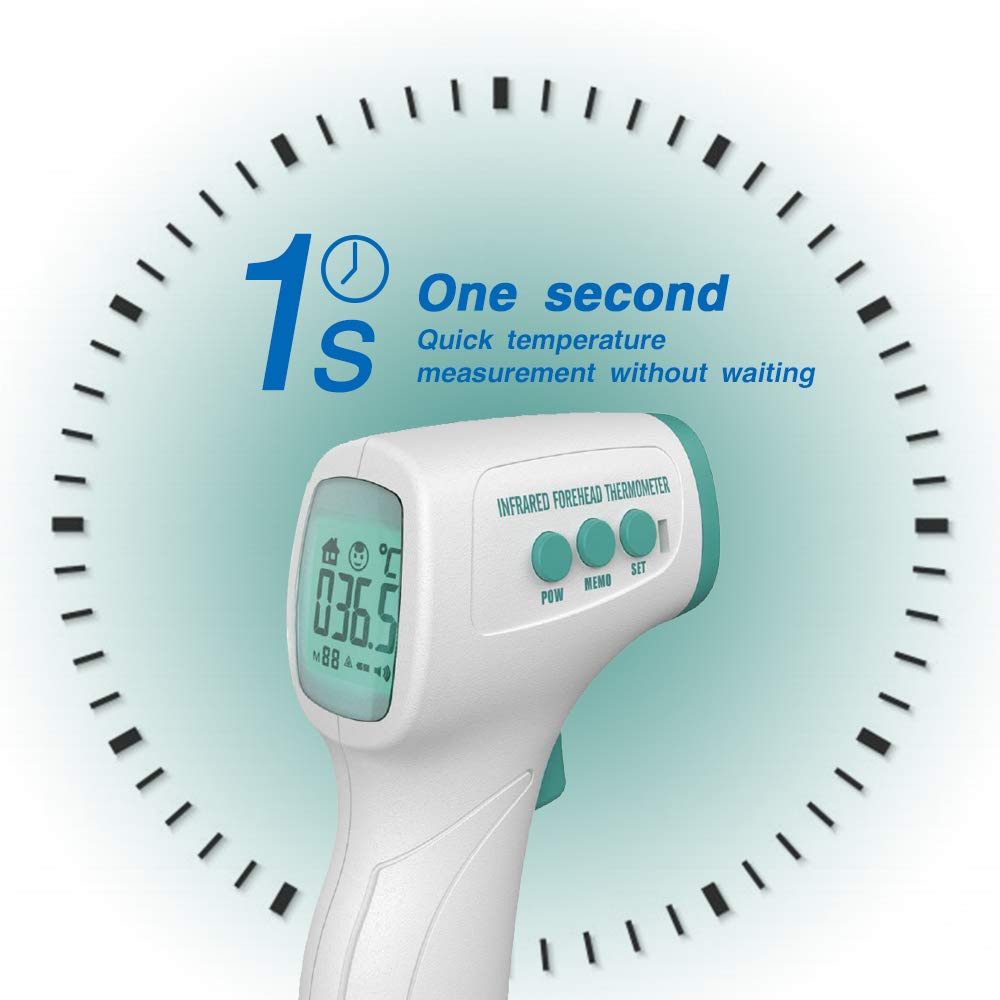 (US Stock) Digital Forehead and Ear Thermometer Baby Thermometer