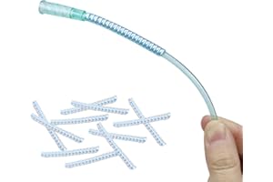 VAKERGA 10 Pack Oxygen Tube Support Crimp Straightener Oxygen Tubing Accessories for Oxygen Hose Keep Oxygen Hose from Kinking