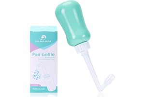 peri bottle for postpartum care for perineal recovery and cleansing after birth 12.7 oz turquoise