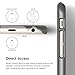 elago® [Slim Fit][Matte Metallic Dark Grey] - [Light][Minimalistic][True Fit] – for iPhone 6/6S Plus