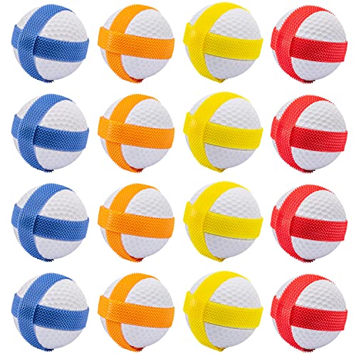 GoSports Chip N' Stick Replacement Sticky Golf Balls with Tote Bag - 16 Pack