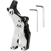 MUQZI Disc Brake Adapter, Bicycle V Brake to Disc Brake Converter Mounting Adapter Heavy Duty 160/180/203mm Rear Disc Brake Modification Accessories