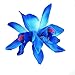 Floral Fall Hula Girl Hawaiian Orchid Flower Hair Clip for Beach HC-11 (Blue)