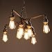 Electro bp; Vintage Style Metal Art Chandelier Max 480W with 8 Lights Painted Finish