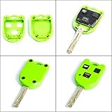 STAUBER Best Lexus Key Shell Replacement - HYQ1512V, HYQ12BBT - NO LOCKSMITH REQUIRED! Save money using your old key and chip! - Green