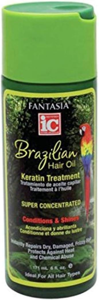 Fantasia Brazilian Hair Oil Keratin Treatment 171ml/6fl oz Shine Frizz Control