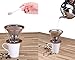 Outon Coffee Filter Pour Over Coffee Maker - Resuable 12 Cups Stainless Steel Coffee Dripper with Silicone