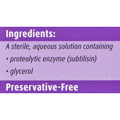 Contact Lens Solution by Boston, One Step Liquid Enzymatic Cleaner