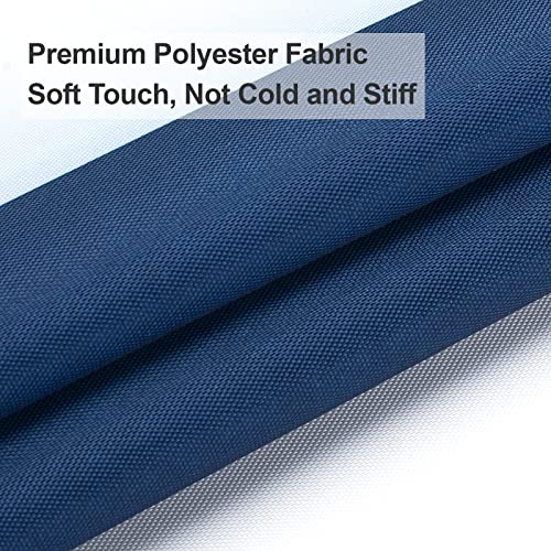 AmazerBath Fabric Shower Curtain Liner, Washable Polyester Cloth Shower