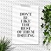 Don't Be Like the Rest of Them Darling Coco Chanel Quote Typography Poster Wall Decor Motivational Print Inspirational Poster Home Decor