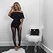 CoCo fashion Off Shoulder Sleeve Hollow Out Sexy Women Bodycon Long Jumpsuit Rompers