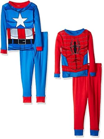 avengers clothes 4 Clothing 4 Pajama Piece Boys' Marvel Set: Avengers Amazon.com: