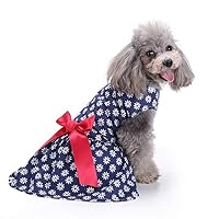 Zarachielly Cozy Reversible Dog Vest Winter Coat Warm Dog Apparel Cold Weather Dog Jacket(color17 XS)
