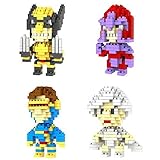 New 4box Loz Diamond Block X-men Wolverine Magneto Storm Cyclops Toys 720pcs Parent-child Games Building Blocks Children's Educational Toys