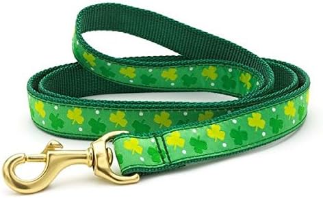 Up Country NSH L/Shamrock Slim Dog Lead 5/8 ", Green