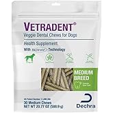 Vetradent® Veggie Dental Chews for Medium Dogs