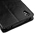 Alcatel OneTouch Idol 3 (5.5) Case, JoJoGoldStar Bicast PU Leather Folio Wallet with Card Slots and Kickstand, Comes with Stylus Pen and Screen Protector - Black