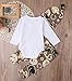 Lily.Pie Newborn Baby Boys Funny Bodysuits with Leggings Caps, Brown, Size 6-12 Months