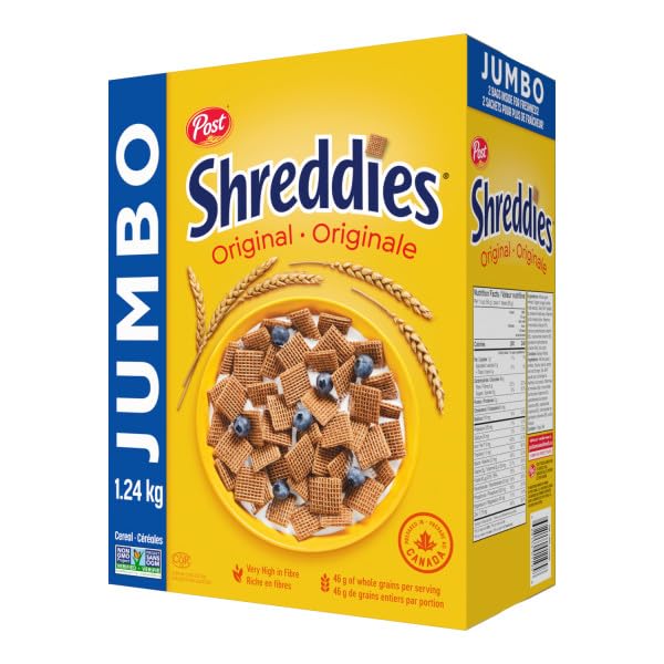 POST JUMBO SHREDDIES CEREAL, 1.24KG/43.73OZ (IMPORTED FROM CANADA)