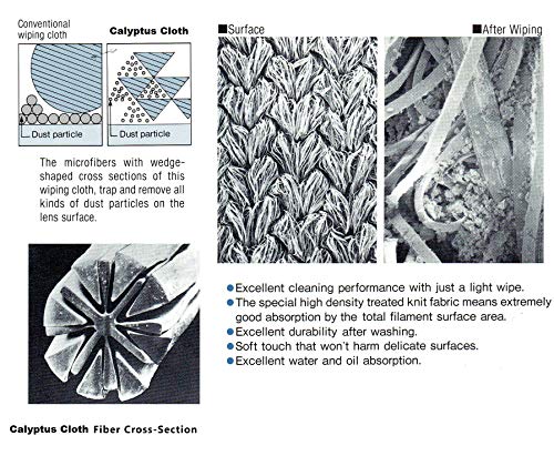 Calyptus Cloth Microfiber Cleaning Cloth | Eyeglass Lens Cleaner | Glasses, Phone, Camera, Computer Screen Cleaning | Safe for All Coated Lenses | 6 Pack, 6x7 Inch, White