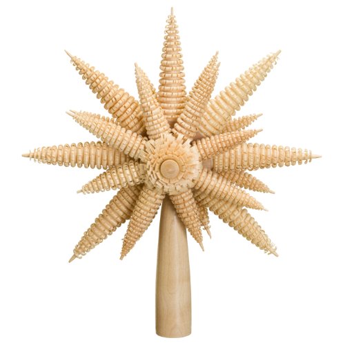 Kerstboompiek kant kerstboomversiering diameter 15 cm boompiek Ertsgebergte NIEUW