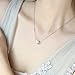 Merdia S925 Sterling Silver Fashionable Chain Simulated Pearl Pendant(White)