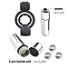 Sex Rabbit Silicone Dual Cock Rings Penis Rings with Mini Bullet Vibrators for Male Masturbator Couples Lover Sex Toys Stronger Erections Sexual Gift (Grey)