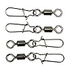 YOGAYET-Fishing-Ball-Bearing-Barrel-Swivel-with-Duo-lock-Snap-Solid-Rings-Fishing-Stainless-Steel-Rolling-Swivel-200pcslot