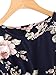 MakeMeChic Women's Sleeveless Casual Swing Beach Summer Long Tank Dress Navy-Floral L