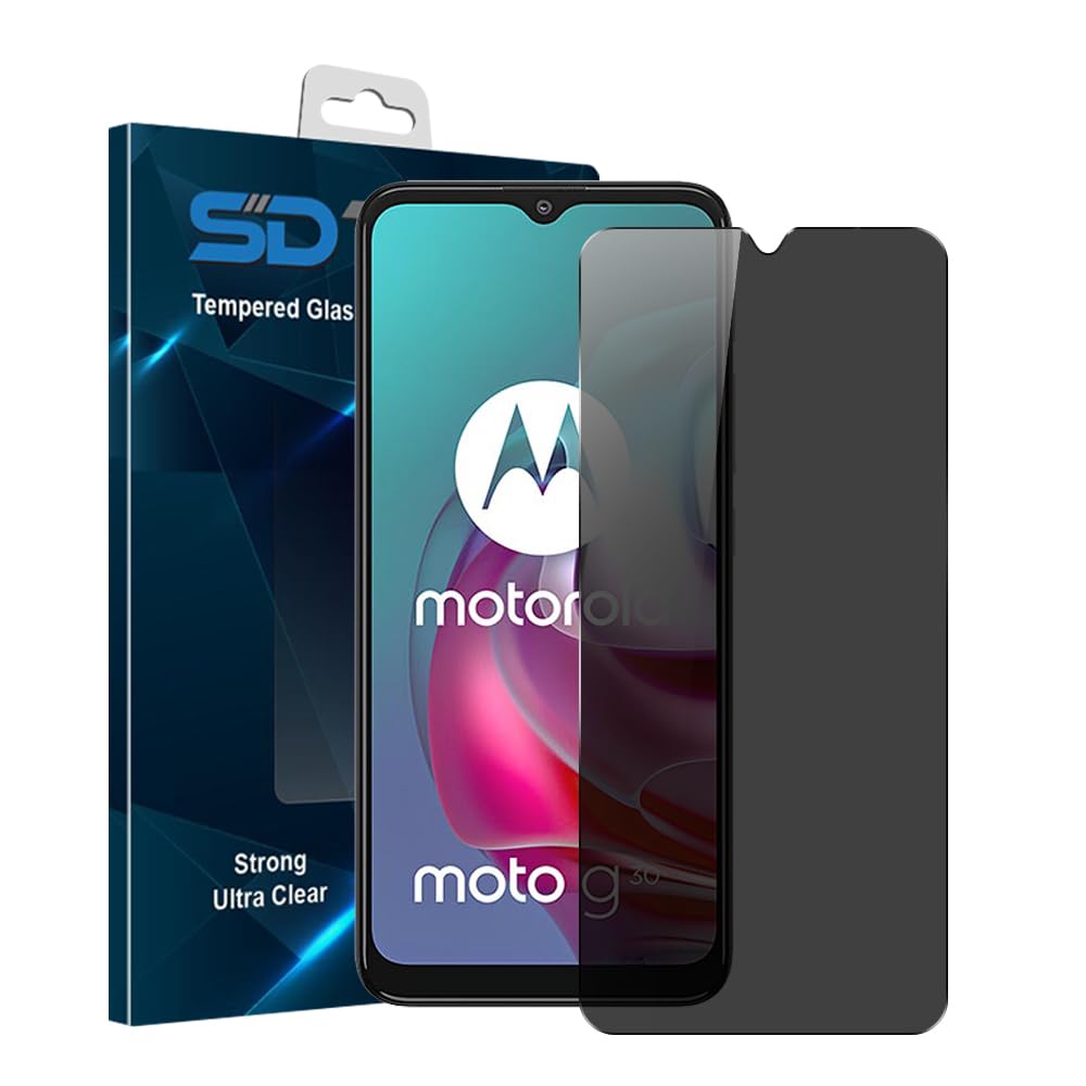 SDTEK for Motorola Moto G30 / G10 Privacy Screen Protector Tempered Glass Screen Guard Anti Peeking