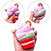 SQUISHIES Value Packs in Great Gift Worthy Packaging - Jumbo Slow Rising Kawaii Squishies Plus Mini Squishy Toy for Kids Comes in Mix, Foodie and Dessert (Cake, Donuts, Ice Cream) 7PCS, Random