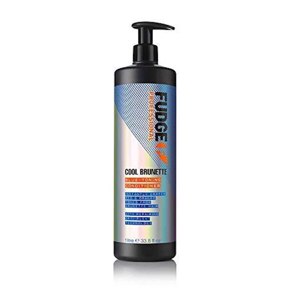 Fudge Professional Blue Toning Conditioner, Cool Brunette Conditioner, For Brunettes, Removes Orange/Red Tones 1000 ml