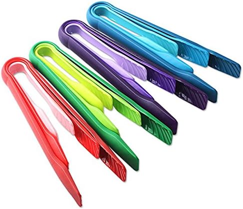3 Pieces/Set Food Grade Plastic Barbeque Tong 3 In 1 Anti-Slip Bread Clip Kitchen Tools Green