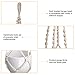 eBoot 2 Pack 41.3 Inches Cotton Rope Plant Hanger Flower Pot Plant Holder Hangers for Indoor Outdoor Plant Hanging, 4 Legs