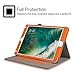Fintie iPad 9.7 2018 2017 / iPad Air 2 / iPad Air Case - [Corner Protection] Multi-Angle Viewing Folio Cover w/Pocket, Auto Wake/Sleep for Apple iPad 6th / 5th Gen, iPad Air 1/2, Orange