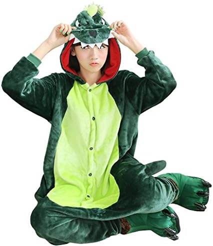 Adstry Cosplay Kigurumi Pajamas Sleepwear Costume Homewear Lounge Wear 24 Dinosaur S