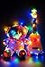 BMOUO Solar String Lights, 100LED 33ft Copper Wire Lights Waterproof Wire Rope Lights Ambiance Lighting for Outdoor Landscape Patio Garden Bedroom Camping Christmas Party Wedding (Multi color)